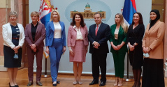 25 May 2021 The Women's Parliamentary Network meets with the Minister of Foreign Affairs of the Kingdom of Sweden